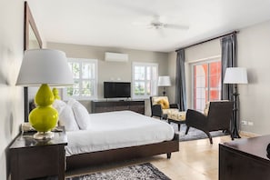 Drift to sleep in our comfortable King bed after a wonderful day outside.