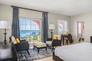 Sink into a cozy seat after a day exploring the area.