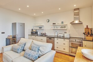 The kitchen at Ty Gwawr, Gower