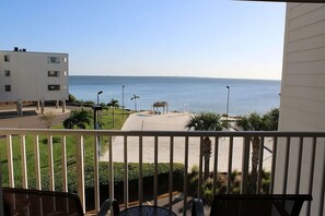 Balcony with Bay view
