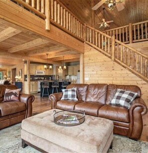 Main living room and kitchen 