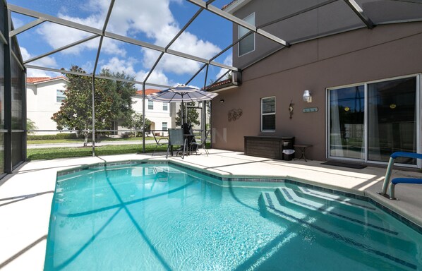 Enjoy sunbathing and swimming in its beautiful ambiance, day or night.