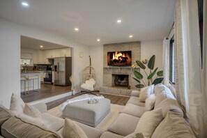 Open concept living room.