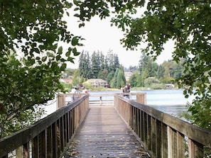 Martha Lake Public Park Fishing Dock