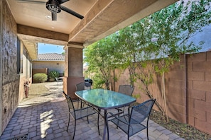 Private Backyard Area | Keyless Entry | Community Heated Pool (Open Year-Round)