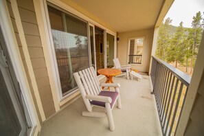 Large private balcony!