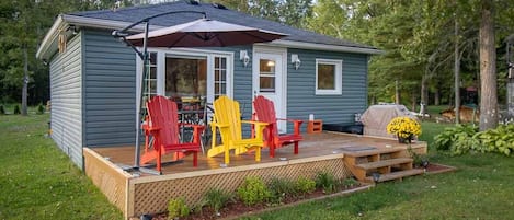 Deck with Waterfront View