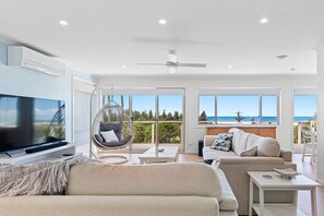 Welcome to 'Rancho Relaxo @ Tuross Head' - Living area with ocean views!