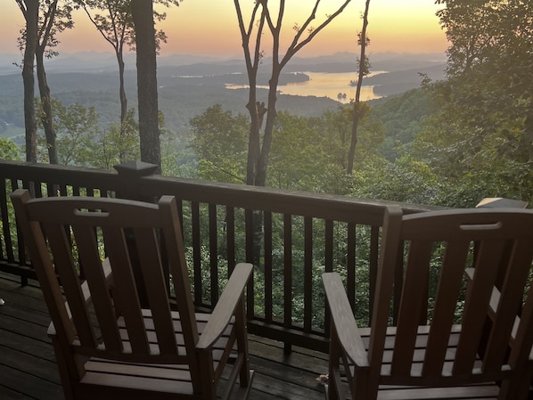 View from deck