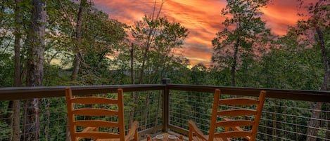 This is the stunning view from our deck!