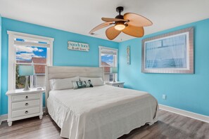 Get some rest in the King Master Bedroom with a Private Bathroom and plenty of sunshine.