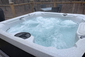 Relax in your own private hot tub!