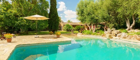 Pool in the Finca Es´Sestadors in Buger - Mallorca