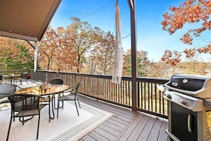 The perfect place to gather and enjoy the sweeping views and some fresh air from our private deck!