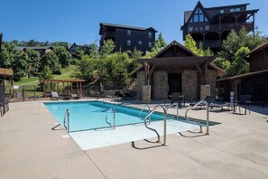 The Bear Cove Falls community pool is available from mid-May through Labor Day. No key card is required.