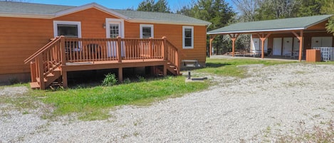 Front of home and pavilion.