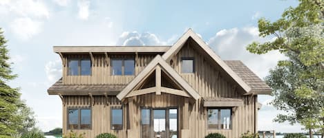 Artist rendering of The Buckley model.  3,500 sq ft, 4bdr/5bath, July completion