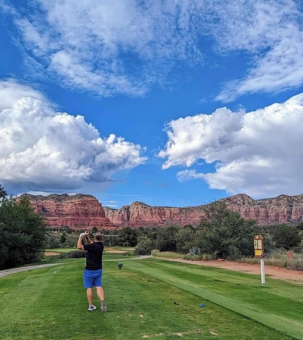 Canyon Mesa Golf Course (on-site) is currently ranked 5th for short courses in the U.S.