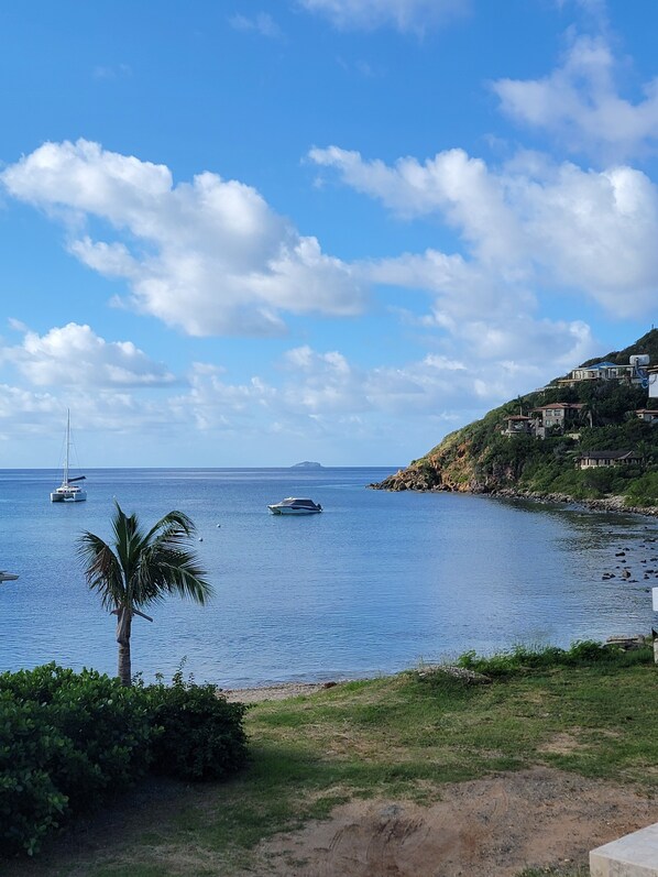 View from Master Bedroom (2nd floor) of Chocolate Hole Bay. 