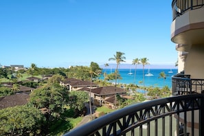Balcony with ocean view