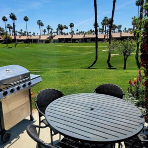 Large Covered Patio/Gas Grill. (This Photo only shows  partial patio space)