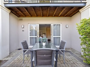 A place outdoor where you can share food, memories and stories.
