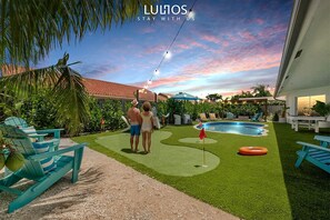 Mini beach and mini golf