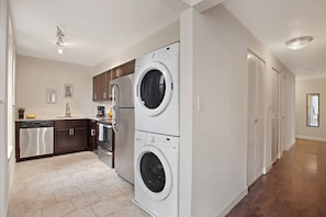 Washer and dryer for longer stays