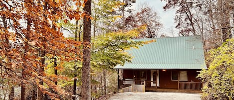 Front of the house. 