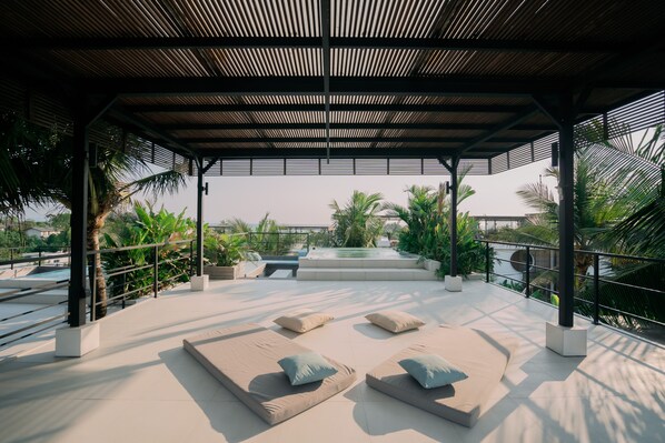Takterrasspool