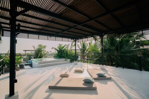 Terraço no piso superior