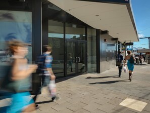 Interior entrance