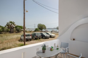 Vista a la playa o el mar