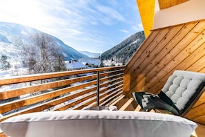 Blick vom Balkon