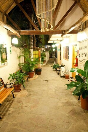 Interior entrance