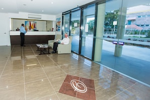 Lobby sitting area