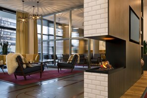 Lounge i lobbyen