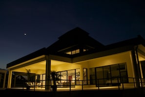 Front of property - evening/night