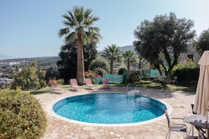 Private pool, Relaxing Area of the Hilltop Villa