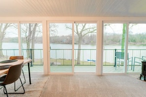 Stunning sunroom river views