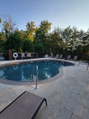 Cool off in the Outdoor Pool or Relax on a lounger.
Open Seasonally