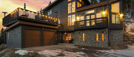 The Top of the World Lodge is an incredible and unique home located in Evergreen Colorado.