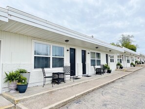 Exterior - Fresh paint and flowers