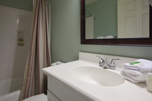 Get ready for your day in the bathroom.