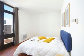 Drift to sleep in a comfortable bed.