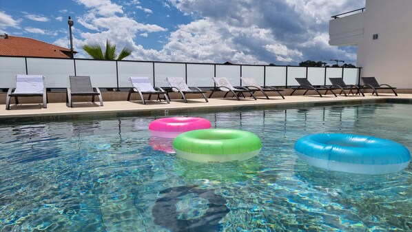 Go for a swim or lounge in the sun.