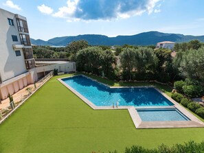 Sky, Cloud, Water, Building, Plant, Azure, Tree, Swimming Pool, Condominium, Shade