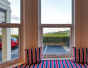 Bay Window Seat View - Eva's View  - 2 Bedroom Seaview Apartment - Broadstairs - holidayletsinkent.co.uk