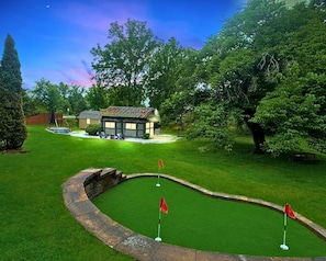 Putters and golf balls provided! Nashville Urban Acreage for videos! 