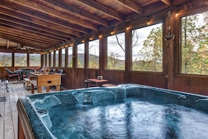 Hot tub with a view